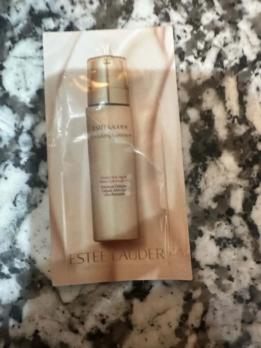 Estee Lauder Tropical Palm Print Cosmetic Bag with Skincare Miniatures